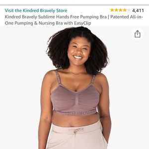 Kindred Bravely Sublime Handsfree Nursing and Pumping Bra- Twilight (Mauve)